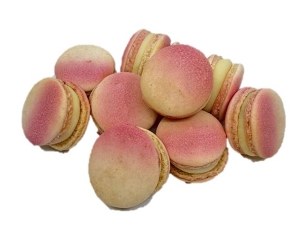 Geboorte macarons roze